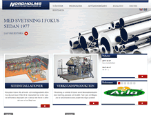 Tablet Screenshot of nordholms.se